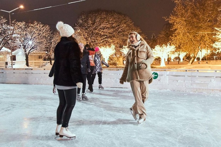 Каток в Парке Горького