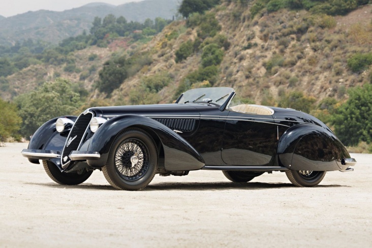 Alfa Romeo 8C 2900B Lungo Spider 1938 года