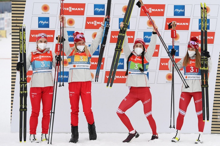 Российские лыжницы завоевали серебро на ЧМ-2021
