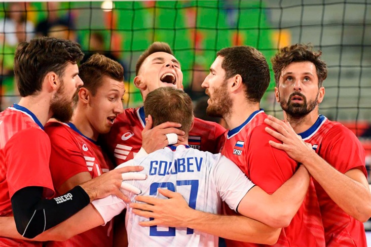 Сборная России победила Грецию на ЧЕ по волейболу