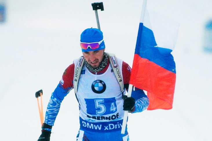 Чемпион мира по биатлону Александр Логинов