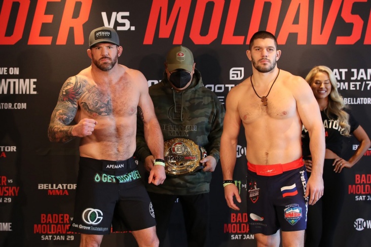 Титульный бой Молдавский — Бейдер в Bellator. LIVE