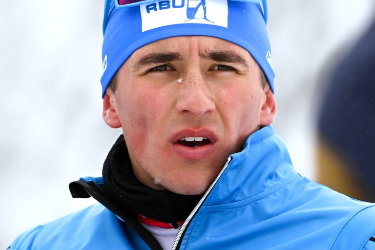 Российский биатлонист Карим Халили