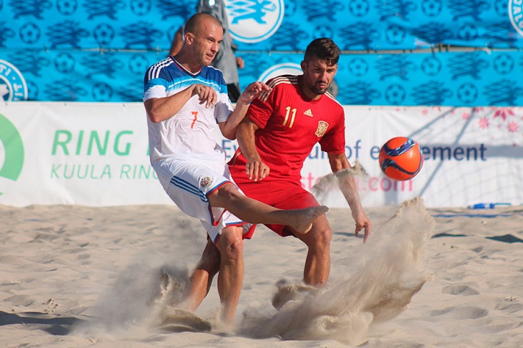 Пляжный футбол, Россия — Испания. Евролига