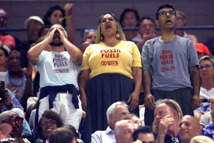 Ненормальные активисты на US Open